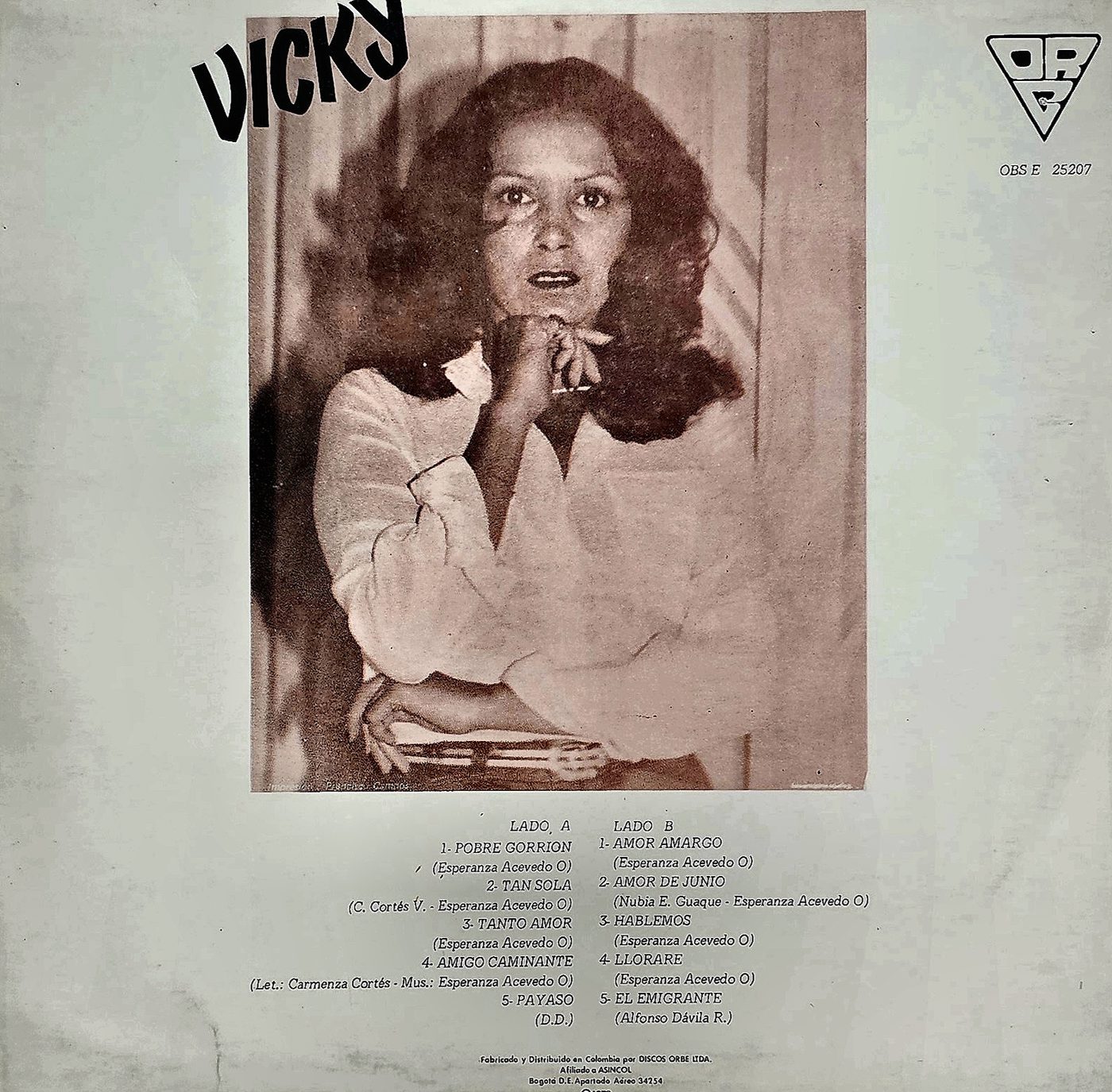 Contraportada - Vicky - Mi Ofrenda